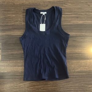 Z Supply Dark Blue Women's Tank Top